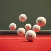 Balle De Ping Pong Drôle Triste Ping Ping Ball