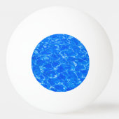 Balle De Ping Pong Eau Bleue Fraîche (Dos)