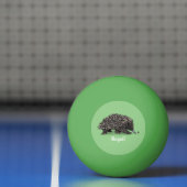Balle De Ping Pong Echidna mignonne avec dessin animé d'abeille (Filet)