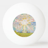 Balle De Ping Pong Edvard Munch - Le Soleil 1910 (Dos)