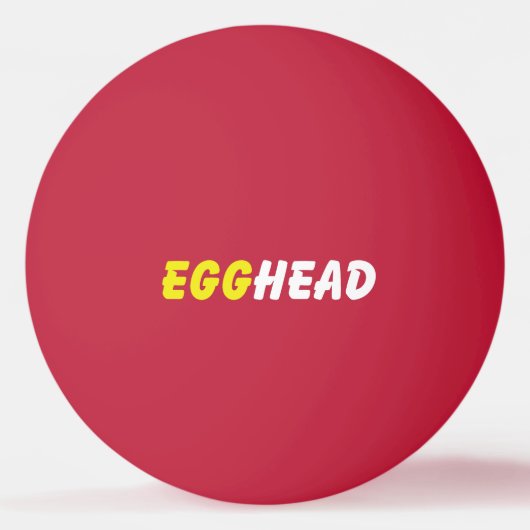BALLE DE PING PONG EGGHEAD (Dos)