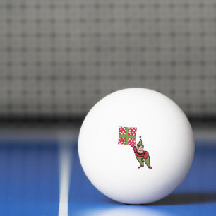 Balle De Ping Pong Elf Avec Poka Dot Cadeau 3 étoiles de ping-pong ba