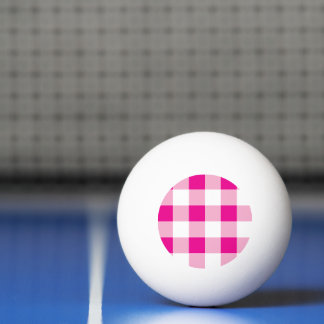 Balle De Ping Pong en vichy Motif