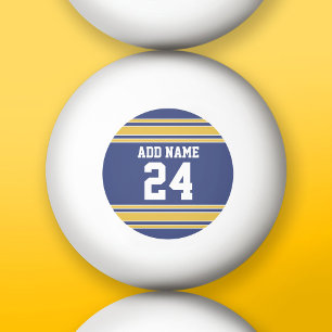 Balle De Ping Pong Équipe Jersey avec nom et numéro personnalisés