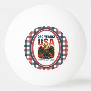 Balle De Ping Pong États-Unis 250 ans – Aigle américain patriotique 4