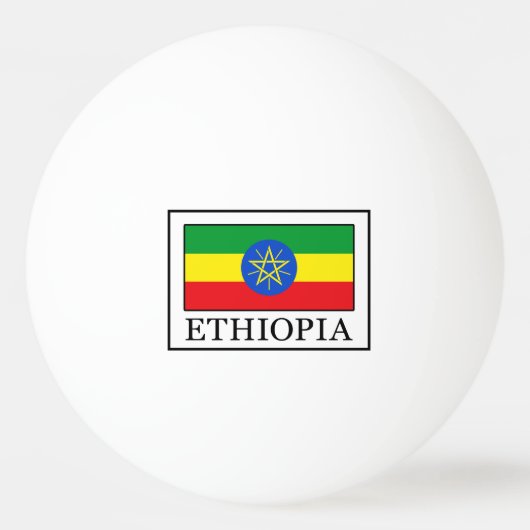 Balle De Ping Pong Éthiopie (Devant)