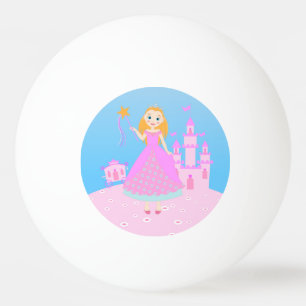 Balle De Ping Pong Fairytale Princess à Pink Birthaday