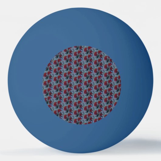 Balle De Ping Pong Faisées rouges (Devant)