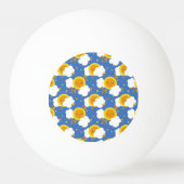Balle De Ping Pong Falln Kawaii Moon, Étoiles, Soleil (Dos)