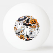 Balle De Ping Pong Fantômes Monstres mignons Éffrayants et Déplaisant (Devant)