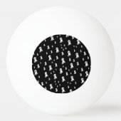 Balle De Ping Pong Fantômes Sombres d'Halloween (Dos)