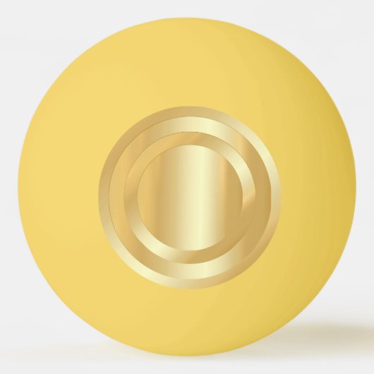 Balle De Ping Pong Faux Gold Glamour Modèle tendance Custom Elegant (Devant)