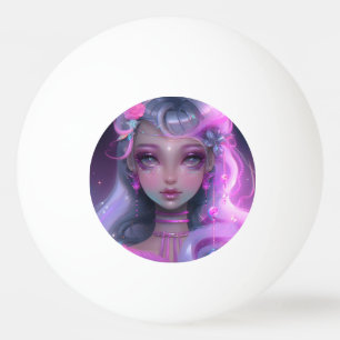 Balle De Ping Pong Fée rose pastel douce