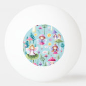 Balle De Ping Pong Fées, feuilles et champignons land  (Devant)