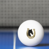 Balle De Ping Pong Fer à cheval d'or (Filet)