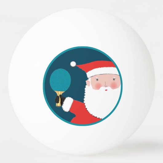 Balle De Ping Pong Fêtes de Noël amusantes (Devant)