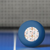 Balle De Ping Pong feuilles d'arbre (Filet)