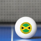 Balle De Ping Pong Fier D'Être De Jamaïque (Filet)
