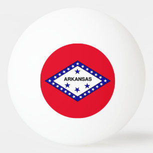Balle De Ping Pong Flag de l'Arkansas