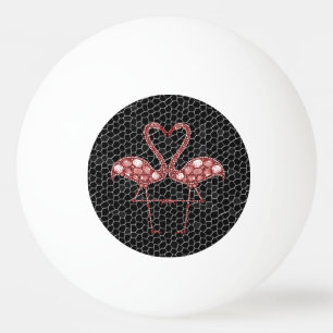 Balle De Ping Pong Flamant rose rose