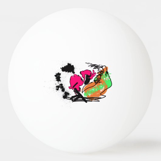Balle De Ping Pong Flamant rose WILDONE (Devant)