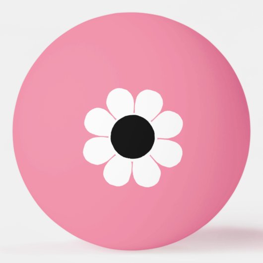 Balle De Ping Pong Fleur de pouvoir (Devant)