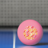 Balle De Ping Pong Fleurs mignonnes motif (Filet)