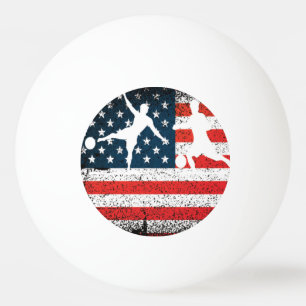 Balle De Ping Pong Football de plage américen Patriot