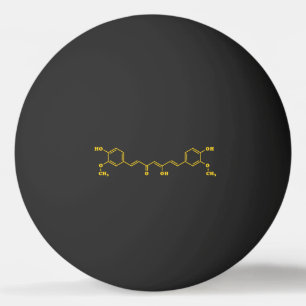 Balle De Ping Pong Formule chimique moléculaire de curcumin curcumin