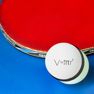 Balle De Ping Pong Formule pour le volume d'une sphère