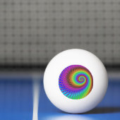 Balle De Ping Pong Fractale Abstraite I (Filet)