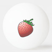 Balle De Ping Pong Fraise (Dos)