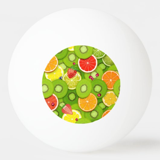 Balle De Ping Pong Fruits d'été 2 (Devant)