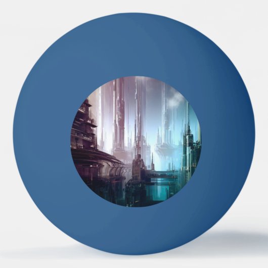 Balle De Ping Pong FSF Futuristic City (2) (Devant)