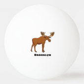 Balle De Ping Pong Funny moose (Dos)
