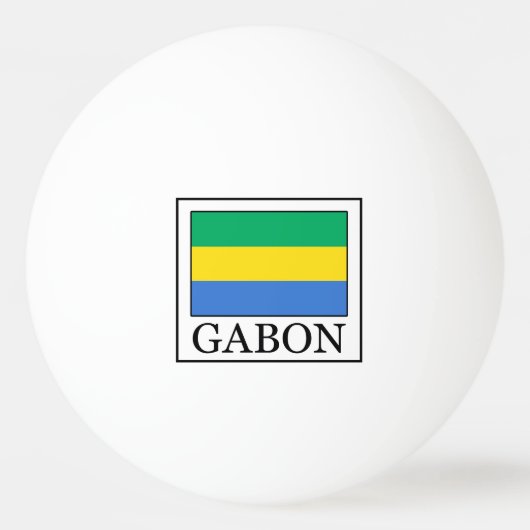 Balle De Ping Pong Gabon (Devant)