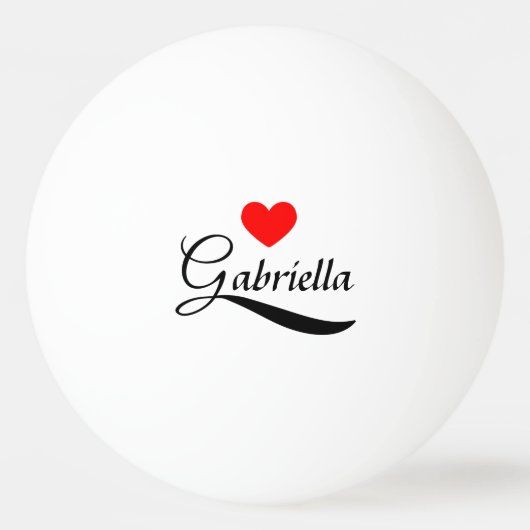 Balle De Ping Pong Gabriella (Devant)