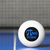 Balle De Ping Pong Geek bleu pi drôle de maths de symbole de Z (Filet)