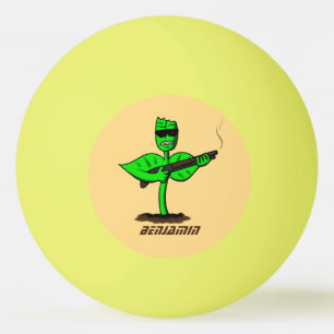 Balle De Ping Pong Germinator cyborg plante dessin humoristique