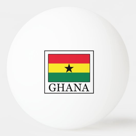 Balle De Ping Pong Ghana (Devant)