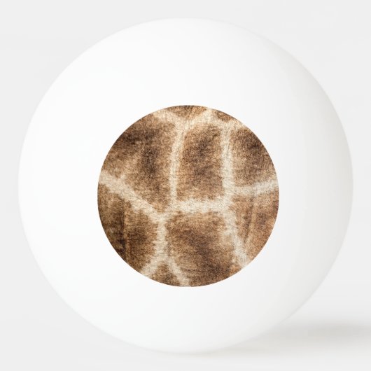Balle De Ping Pong Girafe (Dos)