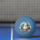 Balle De Ping Pong Glamour Chomp-Shark Dressage pour les gemmes brill (Filet)