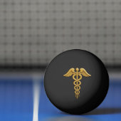 Balle De Ping Pong Golden Double Snake Caduceus (Filet)