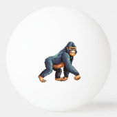Balle De Ping Pong Gorille (Dos)