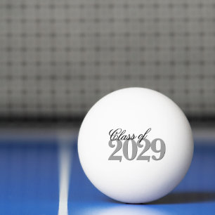 Balle De Ping Pong Graduation personnalisée Année et nom simples