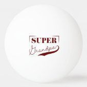 Balle De Ping Pong Grand-père (Dos)