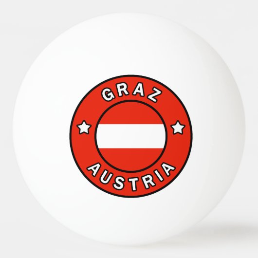 Balle De Ping Pong Graz Autriche (Devant)