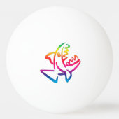 Balle De Ping Pong great rainbow shark (Devant)
