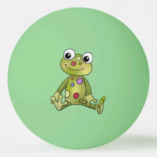 Balle De Ping Pong Grenouille avec points (Devant)
