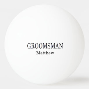 Balle De Ping Pong Groomsman 
